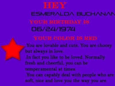 Esmeralda Buchanan